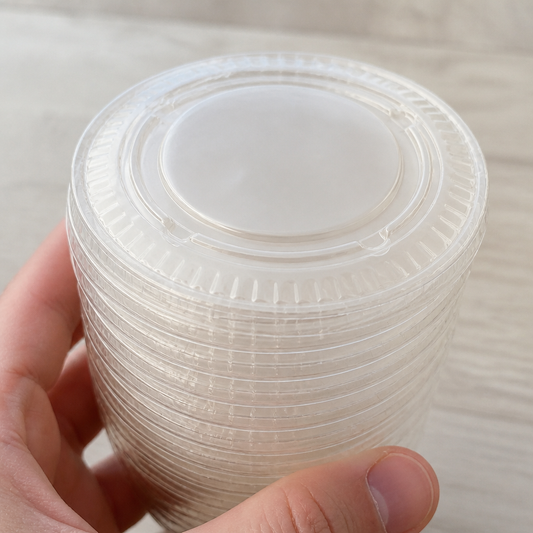 Compostable Cold Portion Pot Lids 28ml 5000 Pack Commercial Use