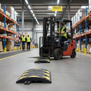 Premium Heavy Duty Speed Ramp for 5MPH Traffic Control - 7.5cm Height with Retro-Reflective Elements for Enhanced Visibility