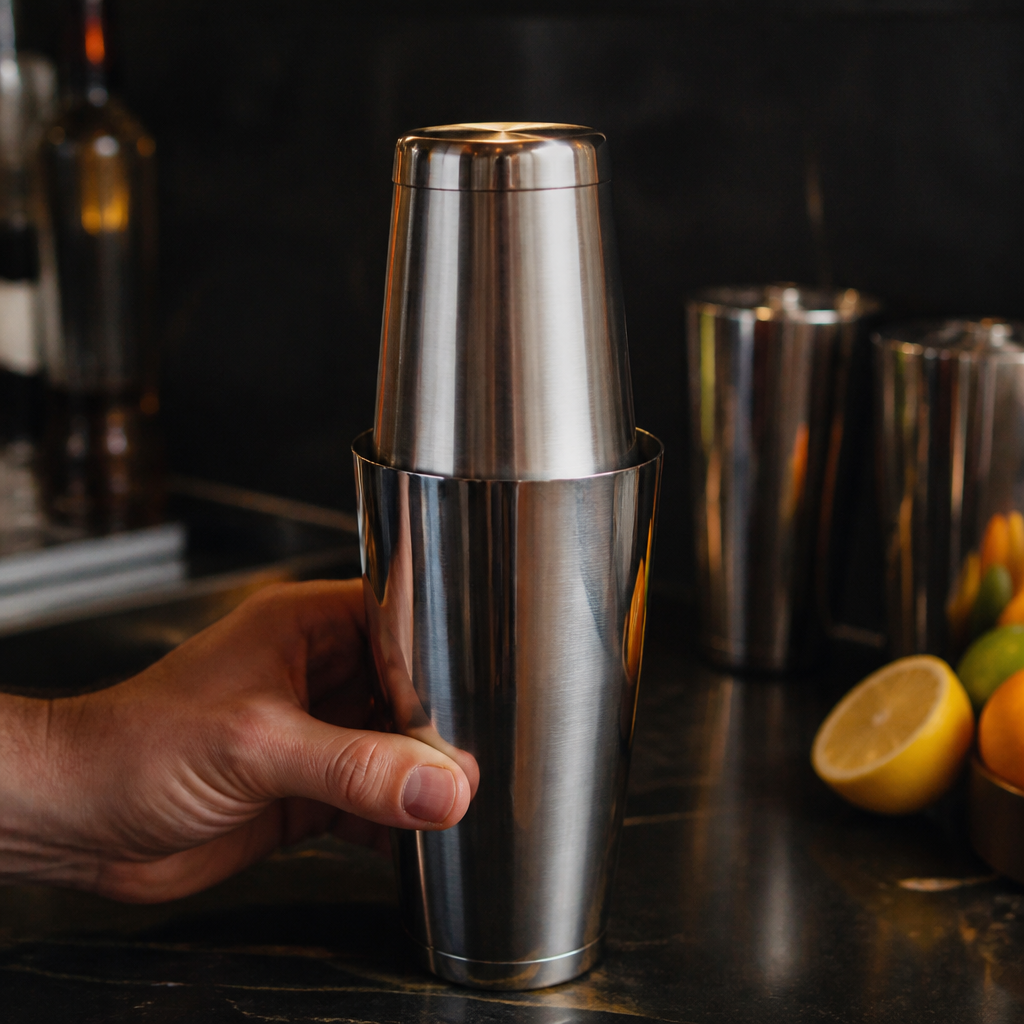 Commercial Stainless Steel Cocktail Shaker 178mm Height