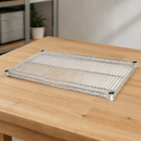 Commercial Chrome Wire Shelves 915x610mm - 2 Pack