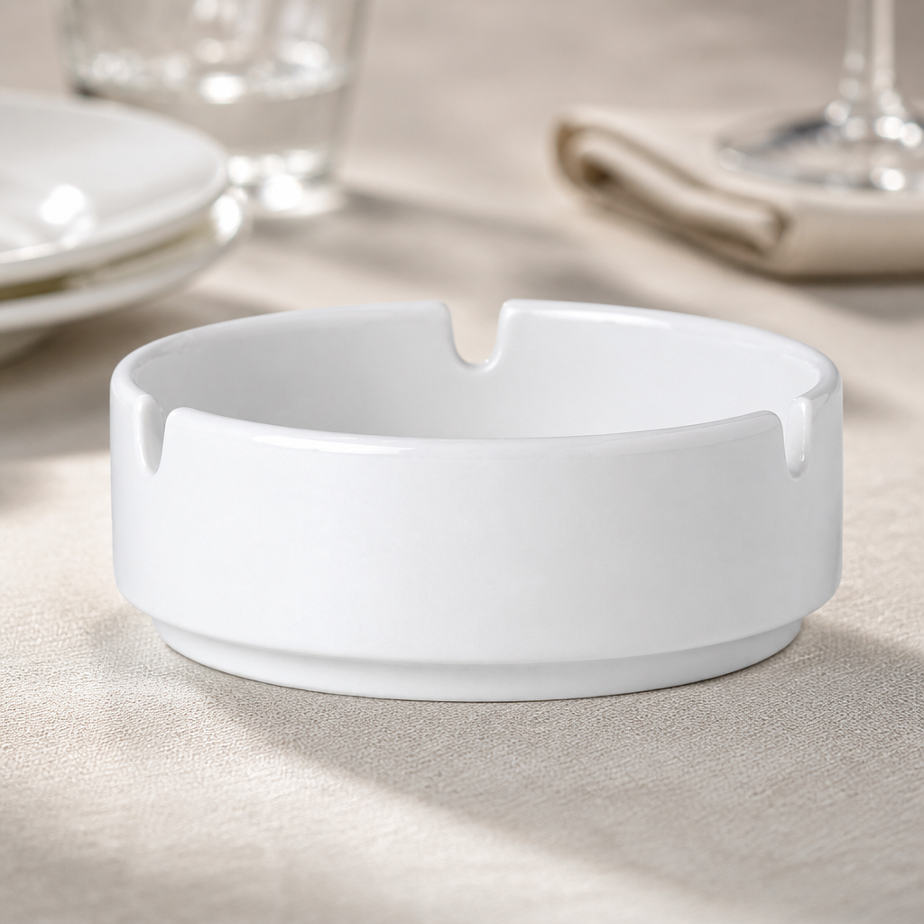 Commercial Outdoor Stacking Ashtrays 102.5mm - 12 Pack