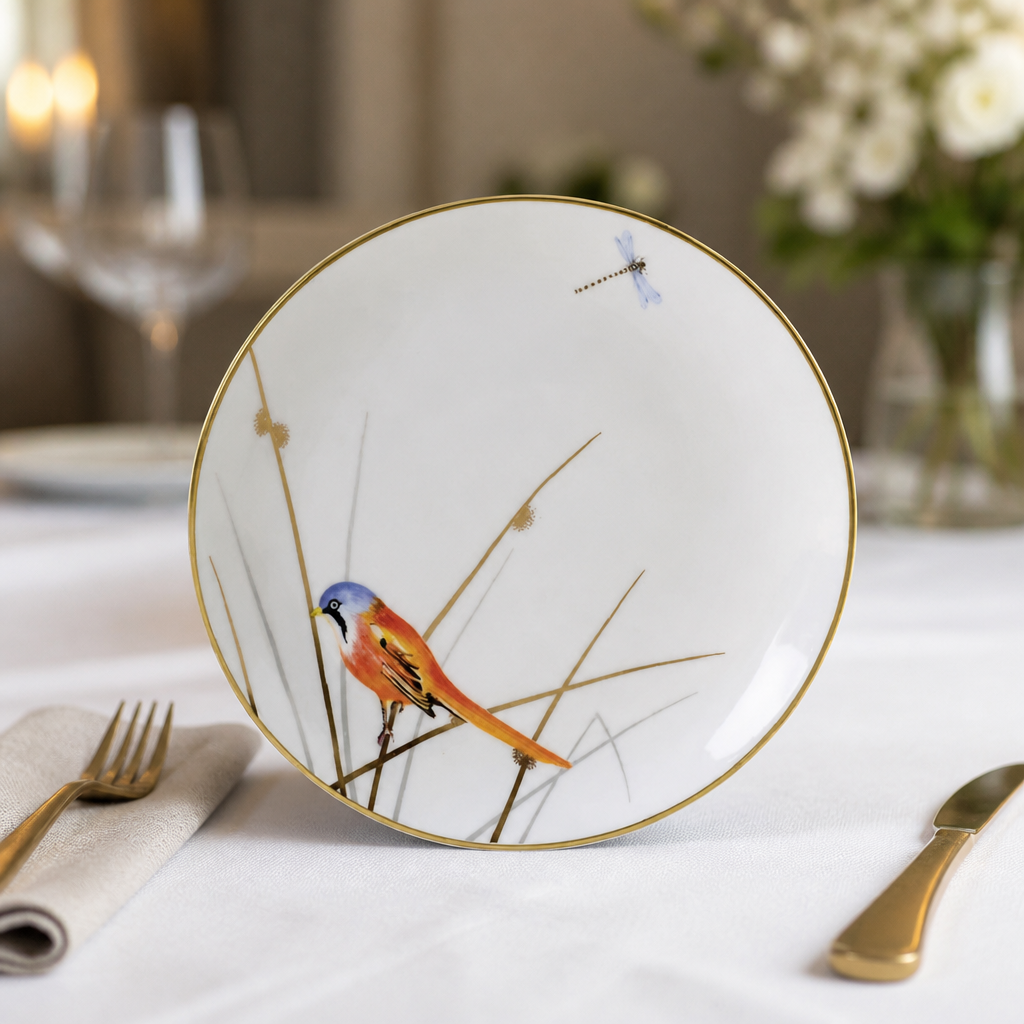 Commercial Bone China Coupe Plates 12 Pack