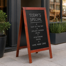 Commercial Double Sided Pavement Board 1350 x 700mm Mahogany