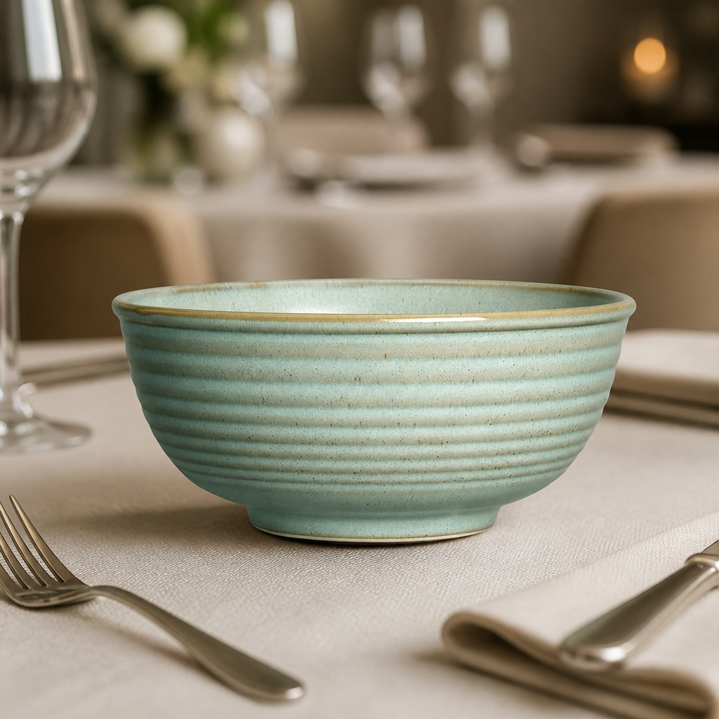Commercial Ramen Bowls 178mm Vitrified Stoneware 12 Pack