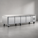 Commercial Four Door Chef Base Counter Fridge 600L Capacity