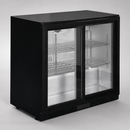 Commercial Back Bar Cooler 198Ltr Sliding Doors Beer Fridge