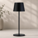 Cordless LED Table Lamp 320mm Rechargeable Black 6 Pack