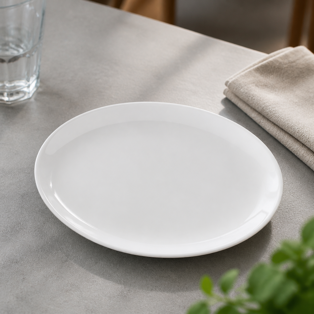 Commercial Oval Plates 240mm - 24 Pack Porcelain Tableware