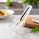 8" Commercial Stainless Steel Spaghetti Tongs for Pasta Serving