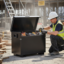 Premium Heavy Duty Site Box with Enhanced Security Features and 97KG Weight for Tool Protection