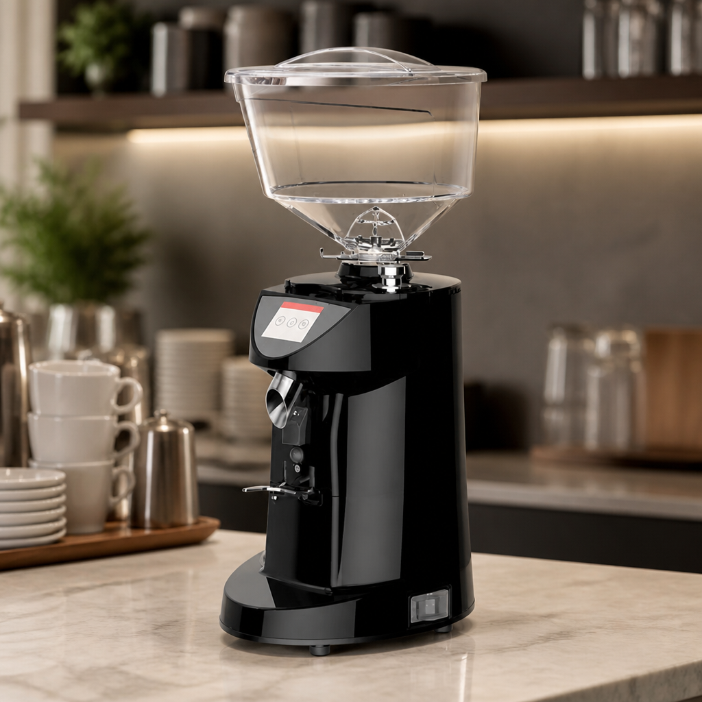 Commercial Coffee Grinder 1.5kg Capacity Stainless Steel Design