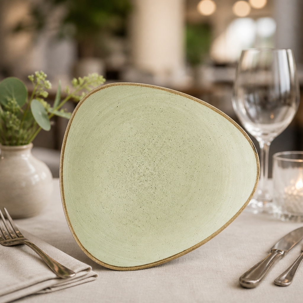 Commercial Raw Green Plates 254mm 12 Pack
