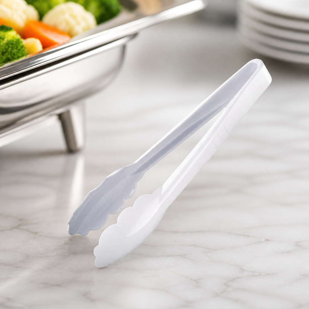 9" Commercial Tongs - Lightweight Polycarbonate Utensil
