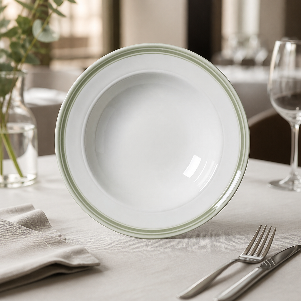 Commercial Pasta Plates 240mm Bead Design - 12 Pack