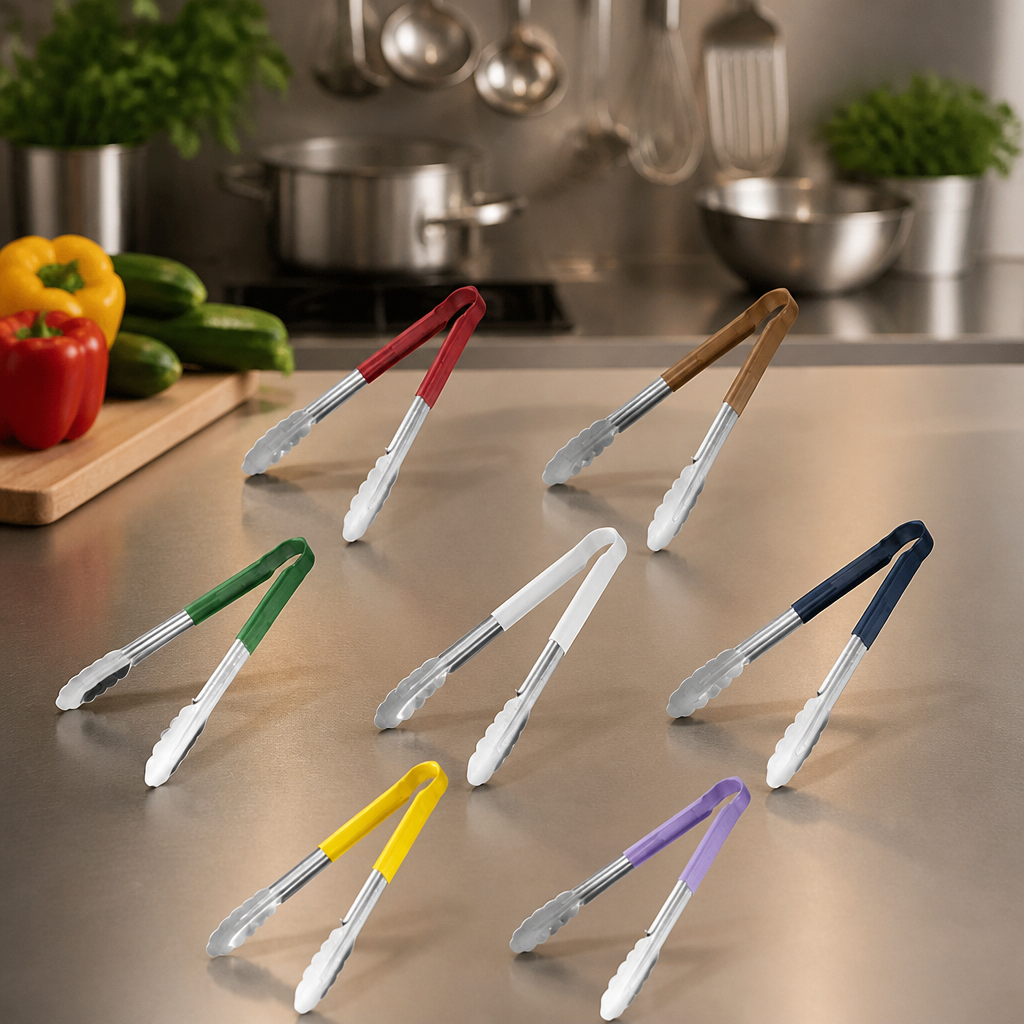 300mm Colour Coded Tongs Set for Commercial Catering Use