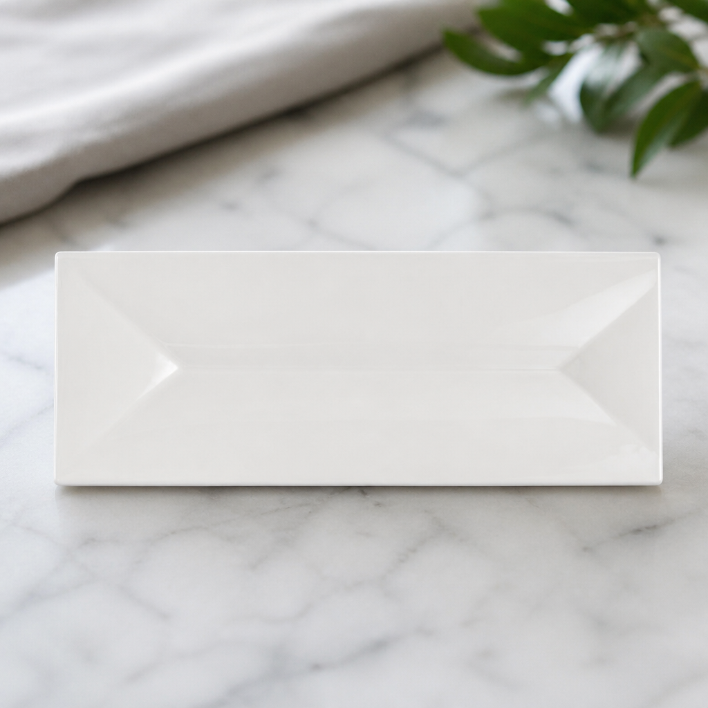 Commercial Rectangular Trays with Indents 285x100mm 12 Pack