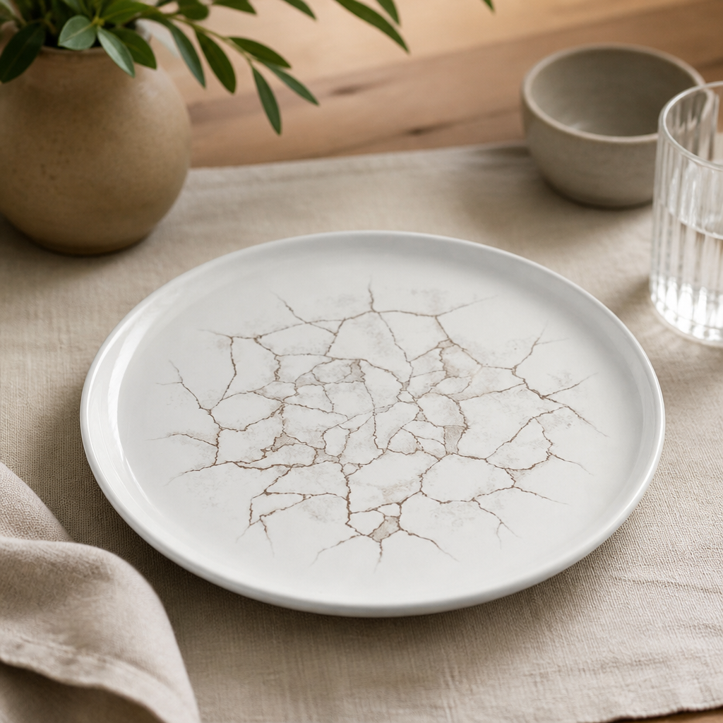 Commercial Walled Plates Agate Grey 260mm - 6 Pack