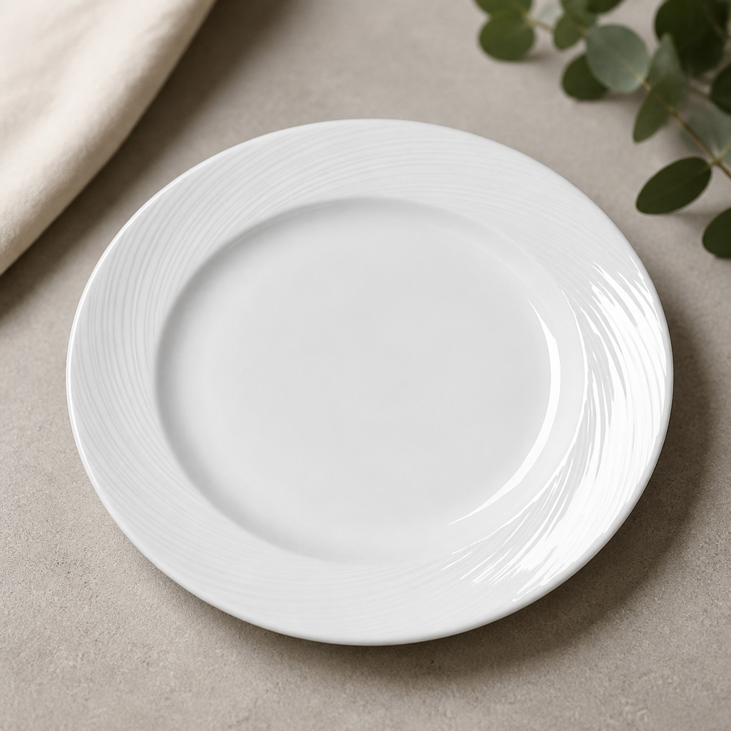 Commercial Porcelain Plates 320mm - 6 Pack