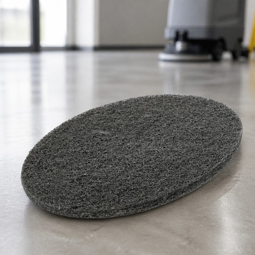 Commercial Floor Stripping Pads Black 432mm Diameter 5 Pack