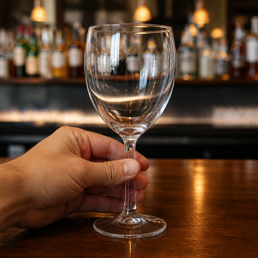 Commercial Wine Goblets 340ml Clear Glass 48 Pack