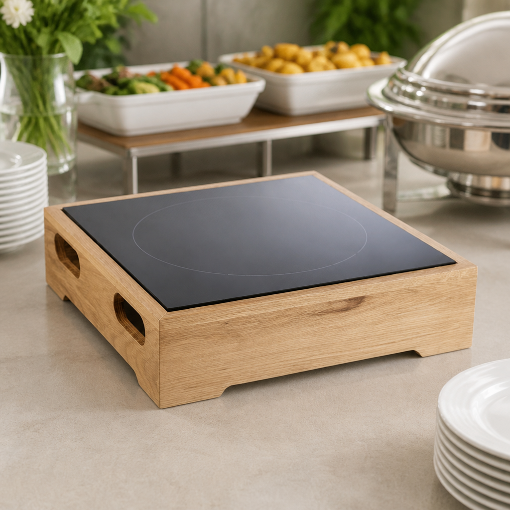 Commercial Induction Station 390x390mm for Countertop Use