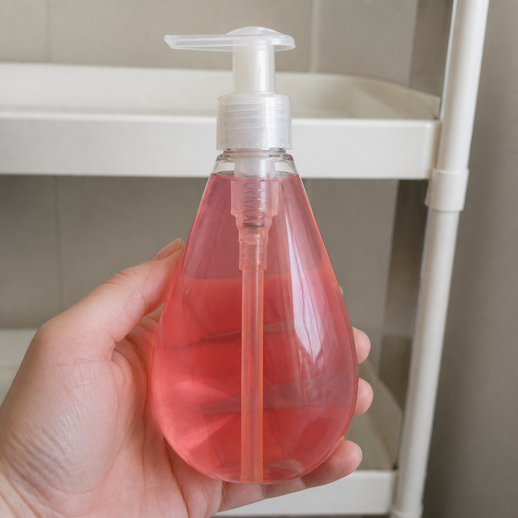 Commercial Liquid Hand Soap Dispenser 354ml Eco-Friendly Pink