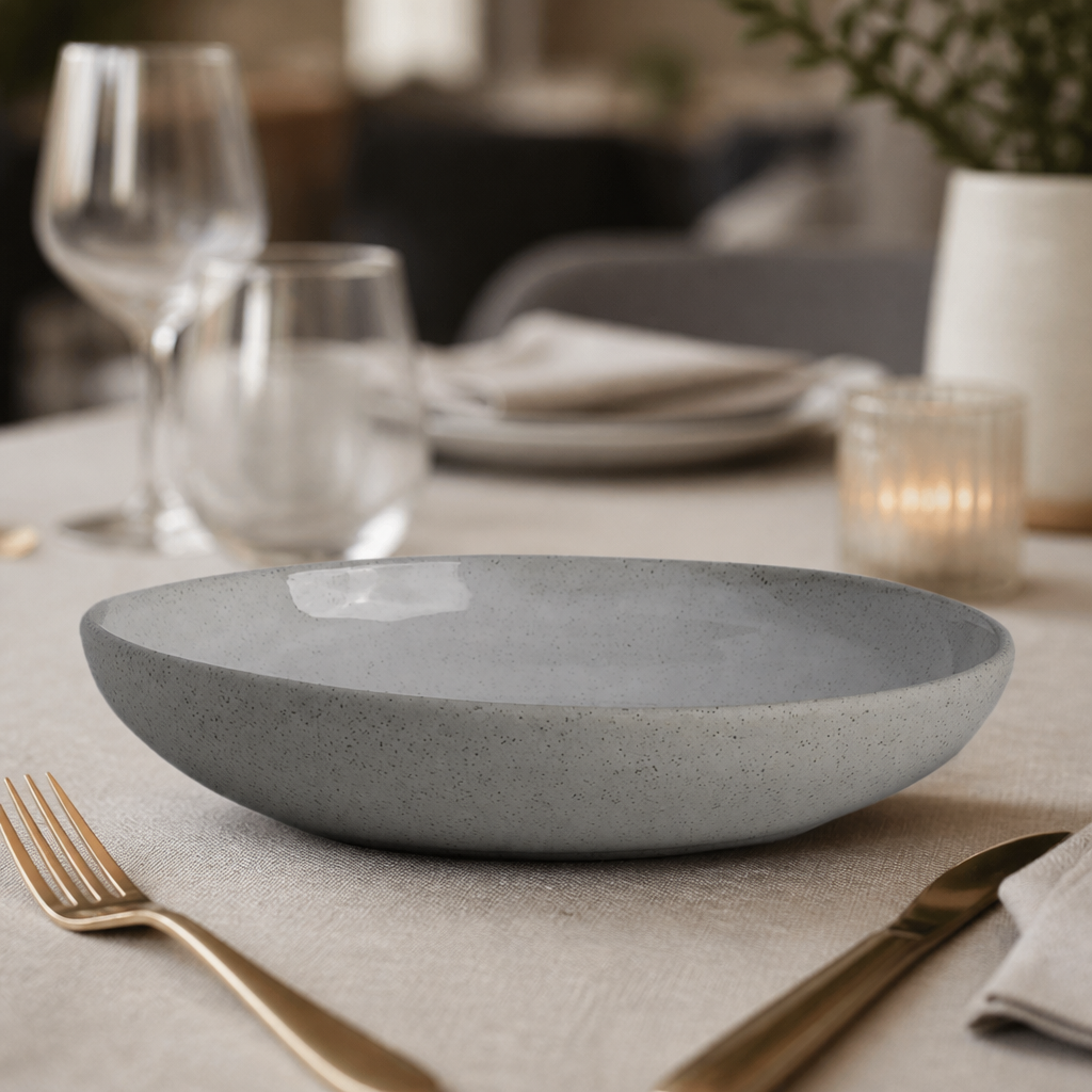 Commercial 220mm vitrified stoneware bowls 24 pack