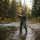 Heavy Duty Chest Waders with Steel Toecap, Oil Resistant Outsole, PVC/Nitrile Rubber - Sizes 6-12