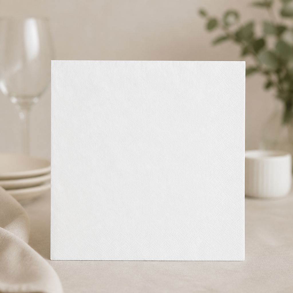 Commercial Recyclable Dinner Napkins 40x40cm 3-Ply 1000 Pack