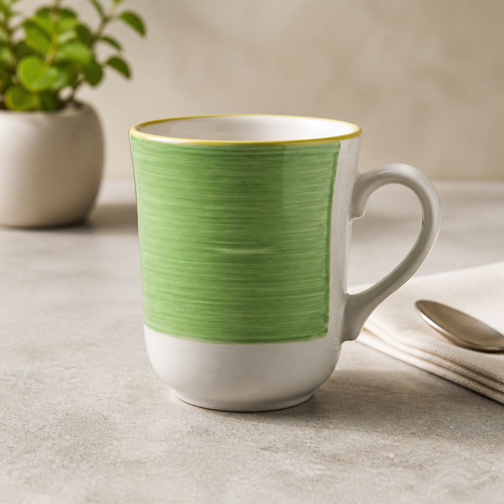 Commercial 285ml Club Mugs - Rio Green - 36 Pack