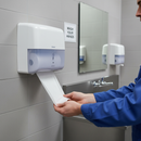 Premium 1-Ply Airflex White Rolled Hand Towels - 6 Rolls x 165M with Increased Drying Efficiency