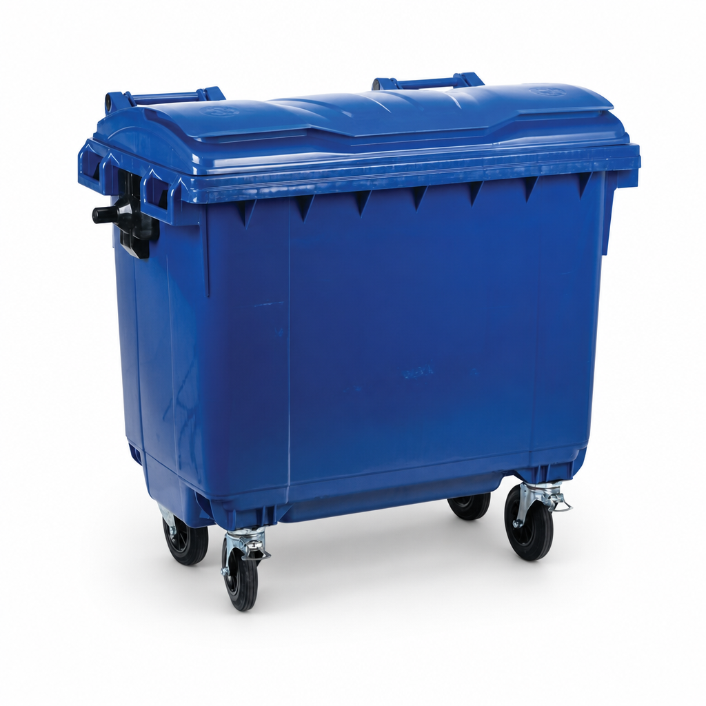 660L Heavy Duty Wheelie Bin With Lid