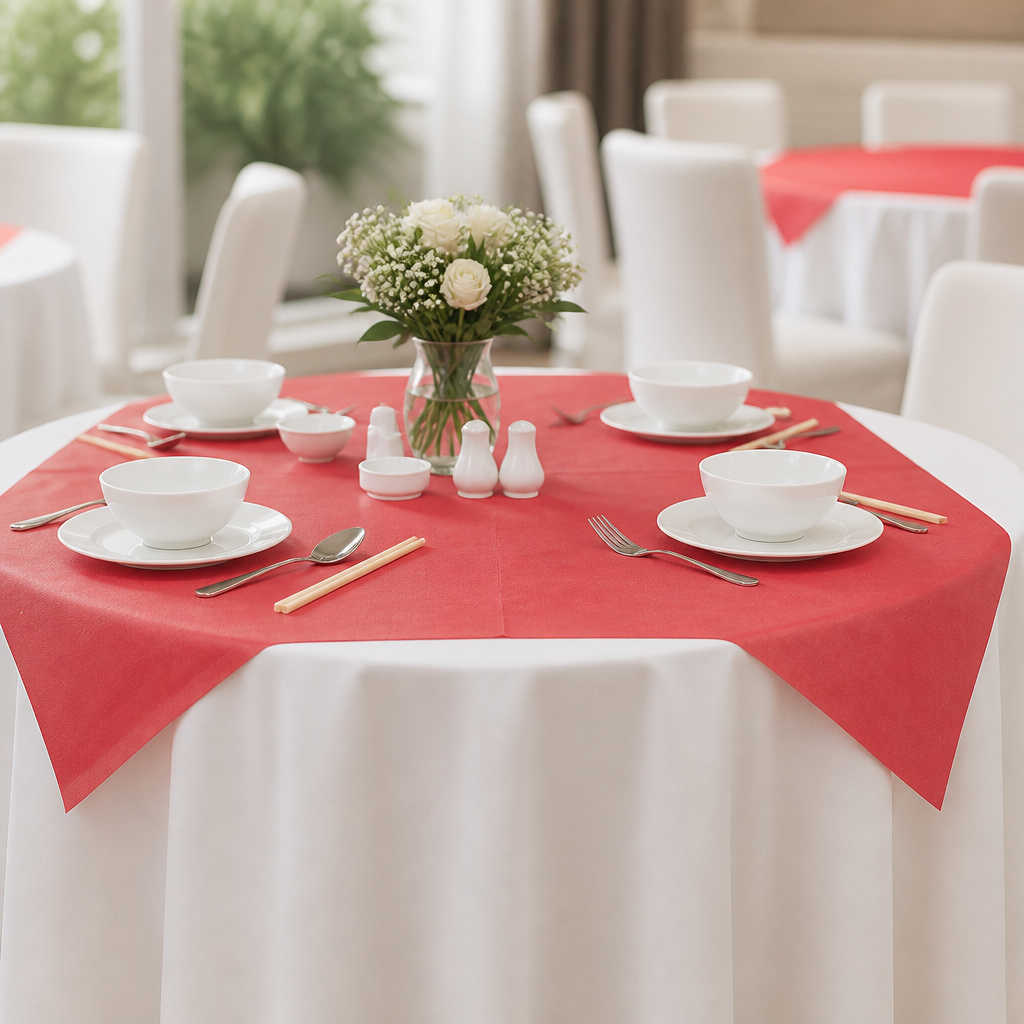 Commercial Paper Table Slipcovers 900x900mm 25 Pack