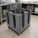 Commercial Adjustable Dish Caddy Trolley for Plates and Bowls