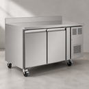 Commercial Double Door Counter Freezer 282Ltr Capacity