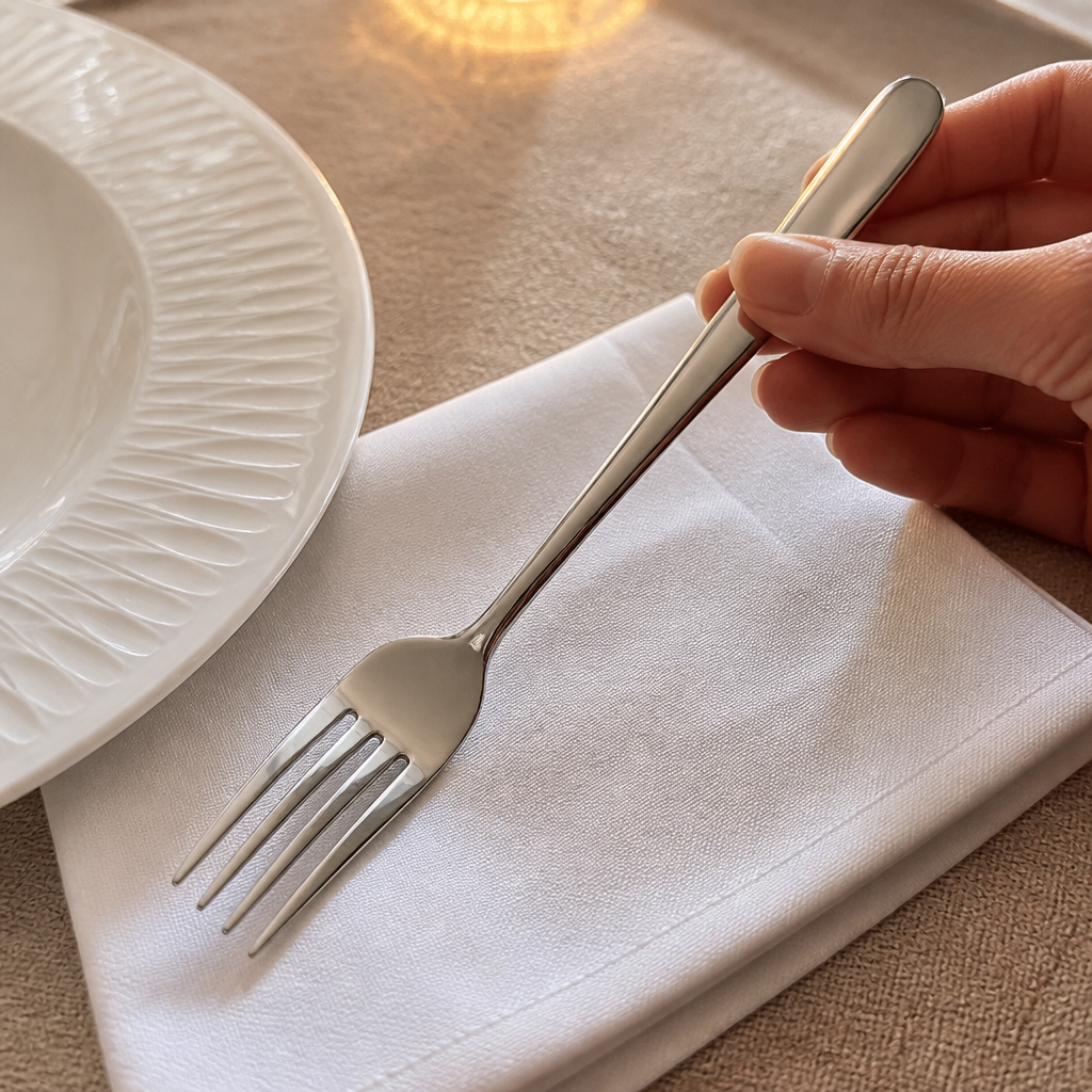 Commercial stainless steel dessert forks 12 pack