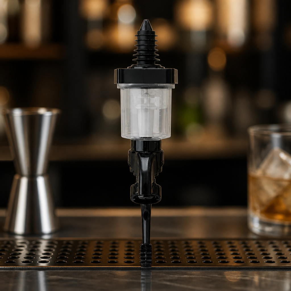 Commercial 50ml Black Solo Measure for Bars
