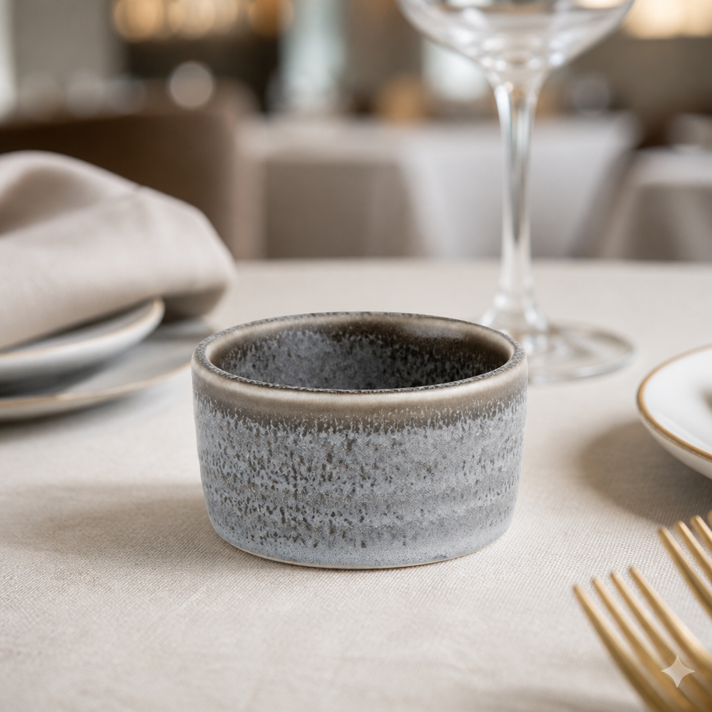 Commercial Snack Bowls 74ml Charcoal Dusk 67mm 12 Pack