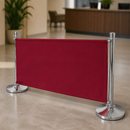 Commercial Red Canvas Barrier 100cm x 770cm Fire Retardant