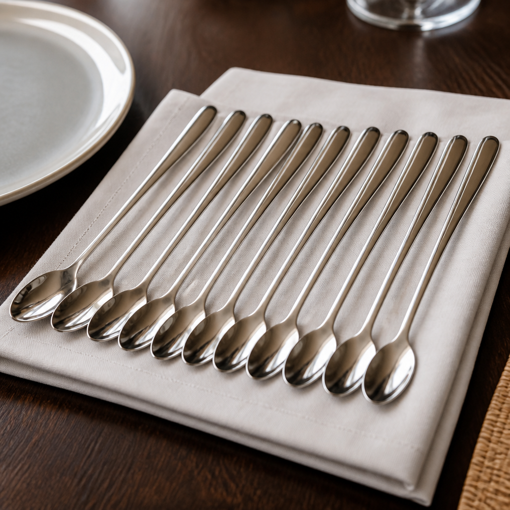 Commercial Drink Spoons 12 Pack Stainless Steel Cutlery