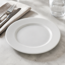 Commercial White Winged Plates 260mm - 6 Pack
