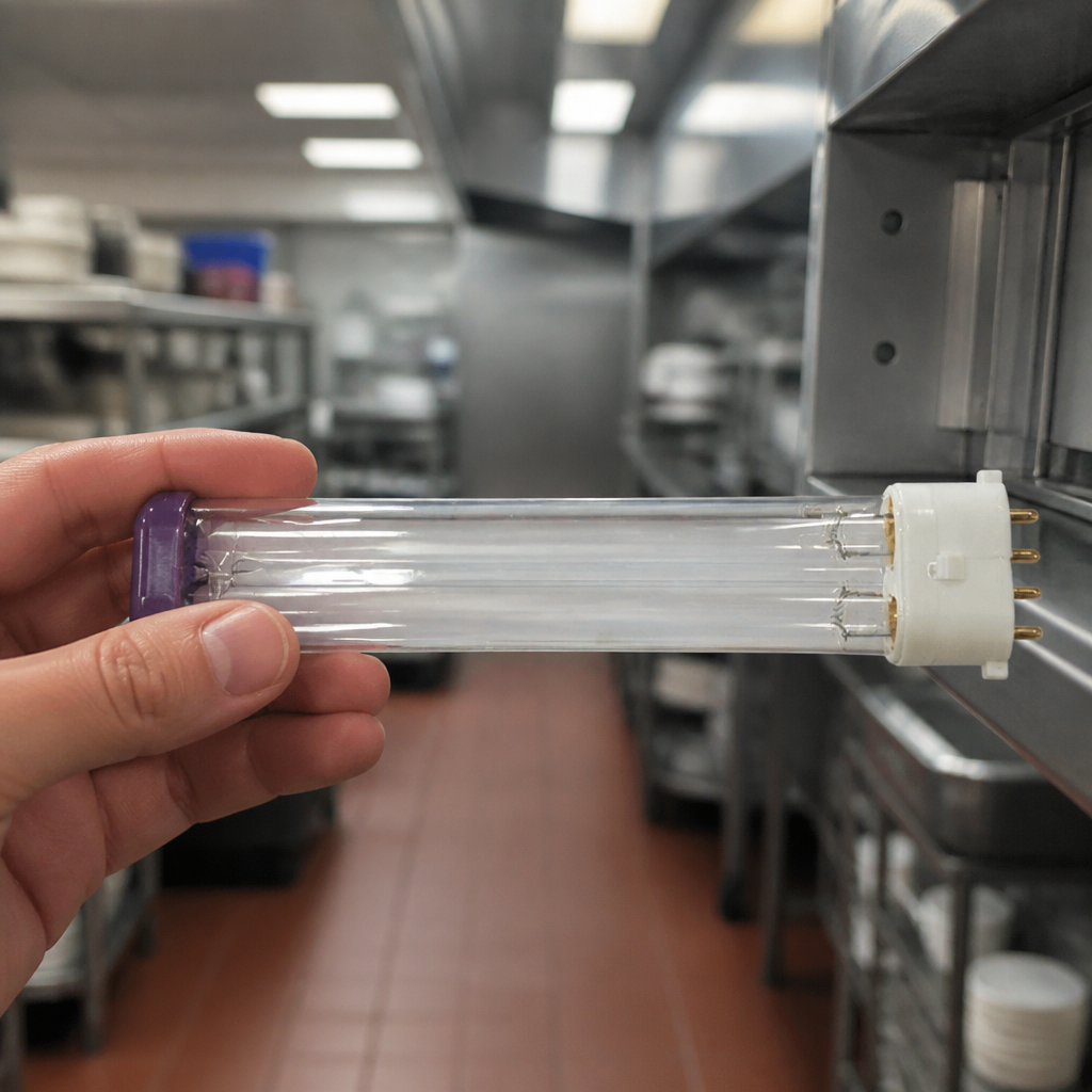 Replacement Lamp and Battery for Commercial Hygiene System