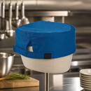 Lightweight Blue Beanie with Cool Vent for Commercial Kitchens