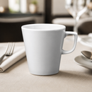 Commercial Cafe Latte Mug 340ml Plain Whiteware 12 Pack