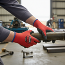 Premium Close-Fitting PU Coated Gloves with Breathable Design, Durable Grip - Pack of 10 Pairs