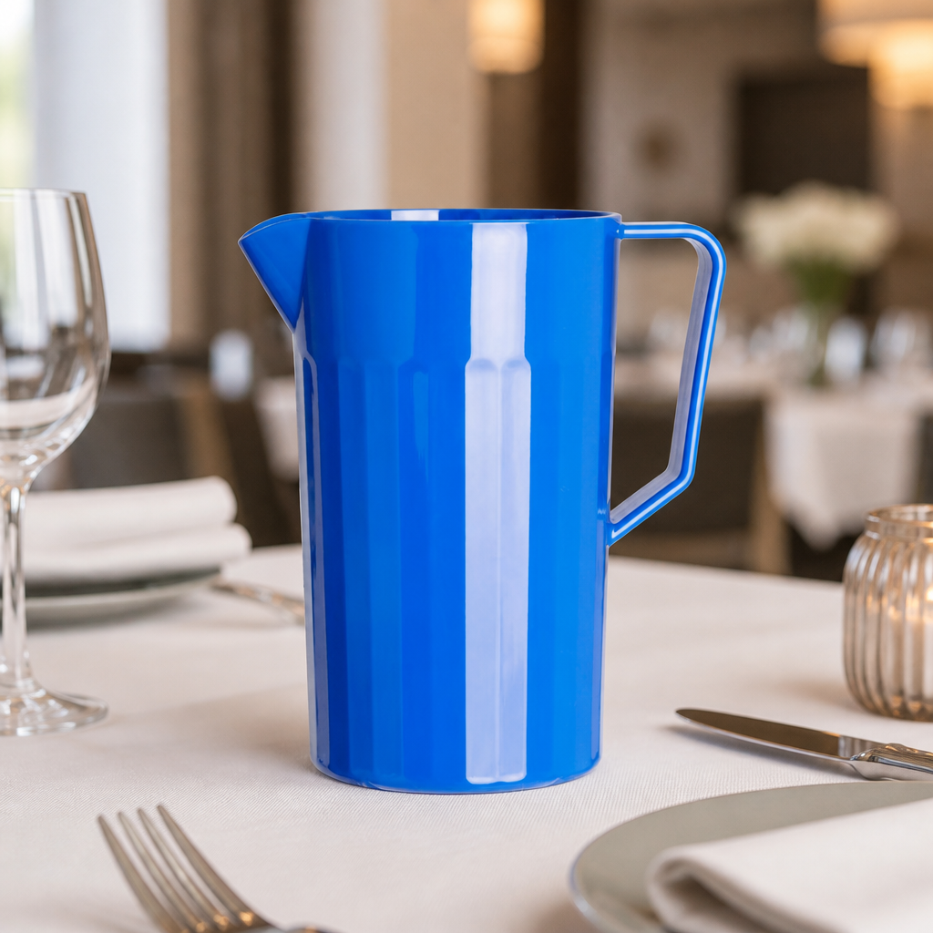 1.4L Commercial Polypropylene Jug in Blue for Catering