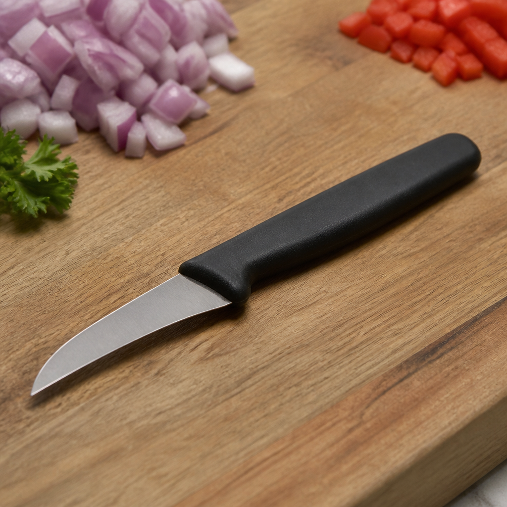 Commercial 5.5cm paring knife with ergonomic handle