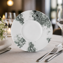 Commercial Medium Rim Plates Smoke Black 280mm 6 Pack