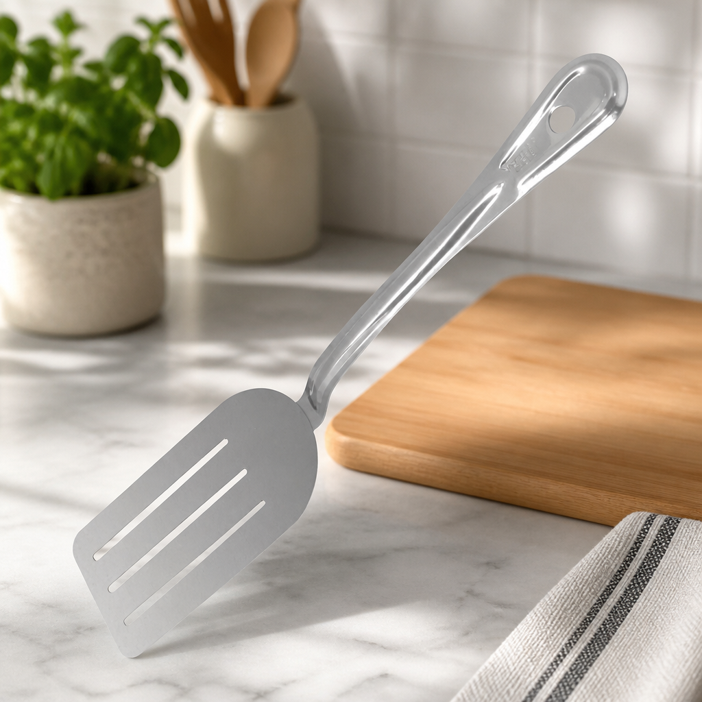 35cm Commercial Flexible Slotted Spatula Stainless Steel