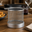 Commercial Round Serving Basket 80mm Stainless Steel
